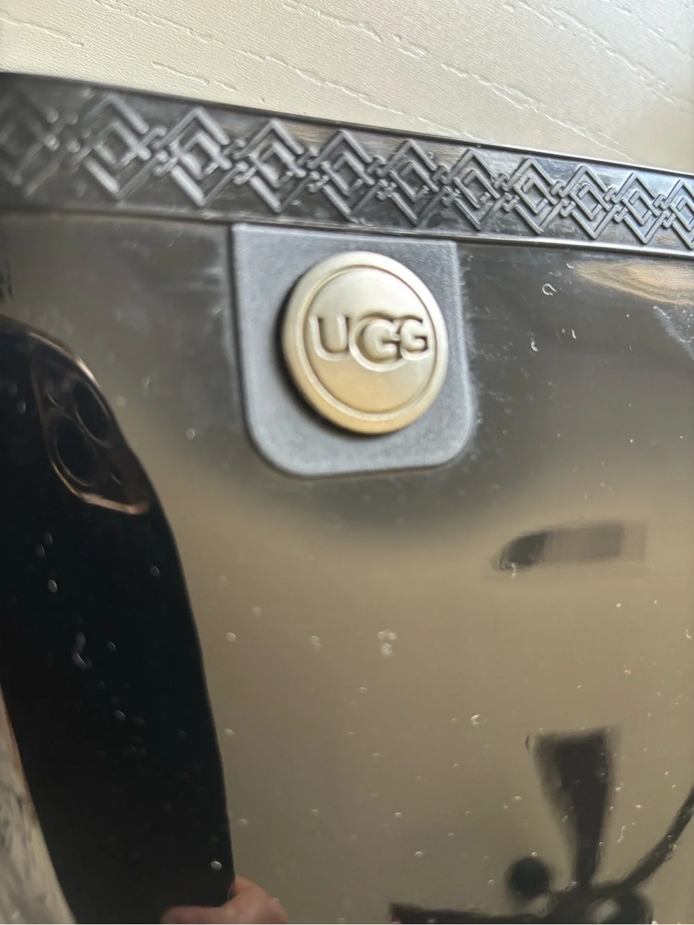 UGG Men’s Black Gloss Rain & Snow Boots